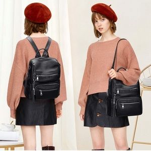 ALTOSY • Genuine Leather Backpack Purse